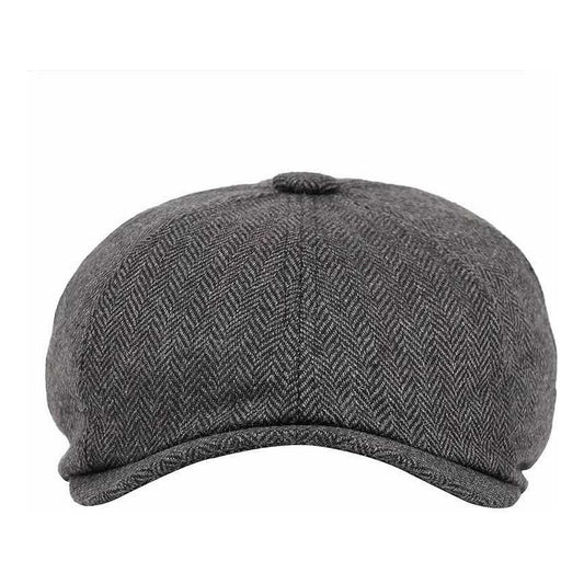 Boina Gorro Retro - Boina Sombrero Cómodo Negro Estándar