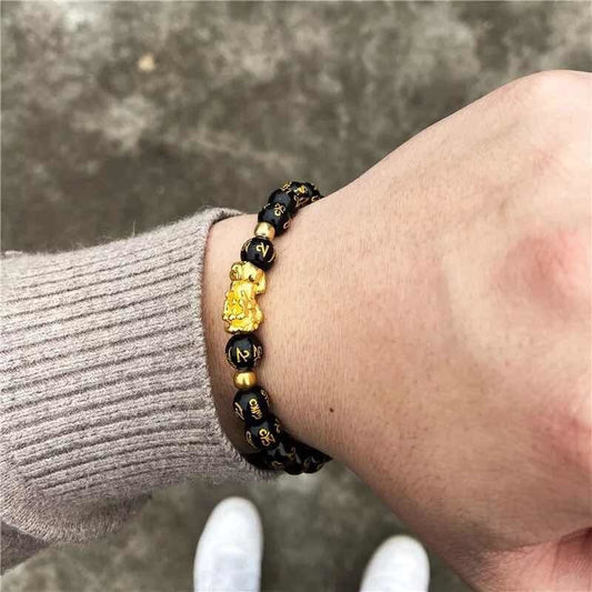 Brazalete Pulsera Amuleto Pi Xiu Feng Shui Riqueza Suerte 0 Cm