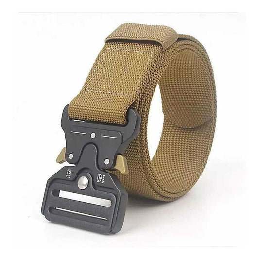 Cinturon Tactico Militar Cinto Paint Airsoft Tactico Outdoor Amarillo Talla Unica