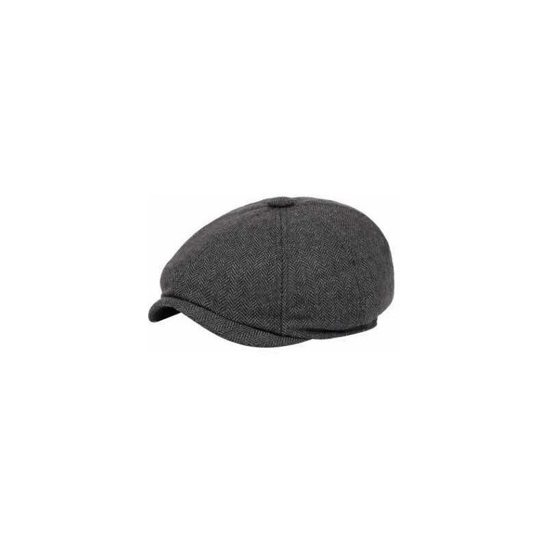 Boina Gorro Retro - Boina Sombrero Cómodo Negro Estándar