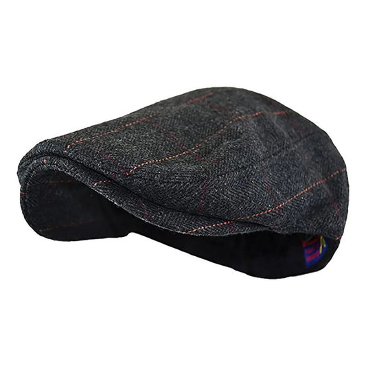 Pack X 2, Boina Americana + Boina Inglesa Negro Estandar Liso