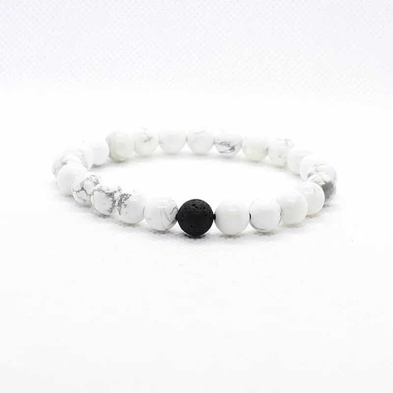 Pulsera Mística - Brazalete Blanco Realizado A Mano Unisex 0 Cm