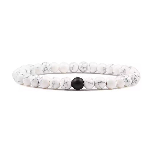Pulsera Mística - Brazalete Blanco Realizado A Mano Unisex 0 Cm