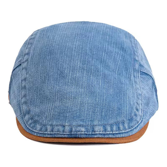 Boina Sombrero Urbano Estilo Jeans Azul Estandarizada Jeans