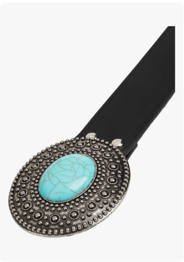 Cinturón Modelo Vintage Femenino Eco Cuero