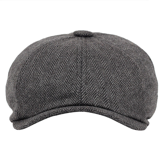 Boina Peaky Blinders Sombrero Hombre Elegante Con Estilo Gris Oscuro Estandar