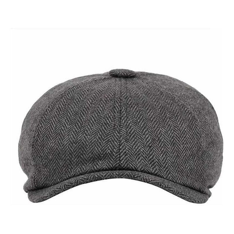 Boina Gorro Retro - Boina Sombrero Cómodo Negro Estándar