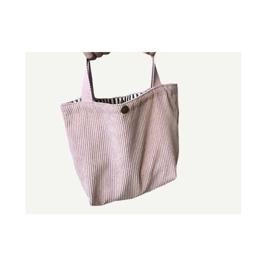 Bolsa Cartera Informal Comida Y Versátil Estilo Japones Rosa Liso Rosa Pálido