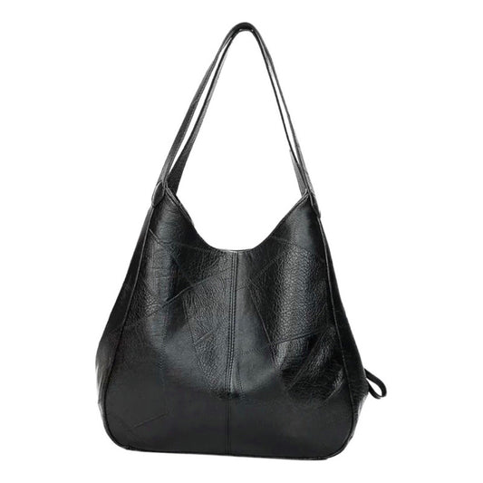 Cartera Modelo Muñecaaguja Cuero Eco De Damas, Bolsa Espacio Negro Diseño