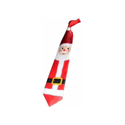 Corbata Con Diseño Navidad, Corbata Entretenida Navideña