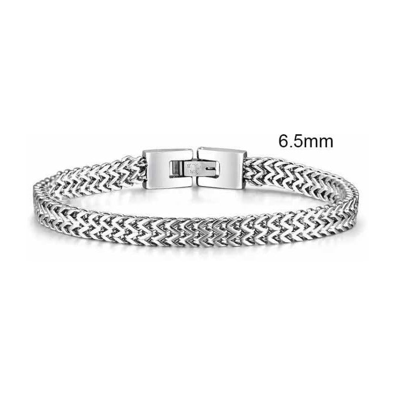 Brazalete Acero Quirúrgico Unisex 21 Cm 0 Mm