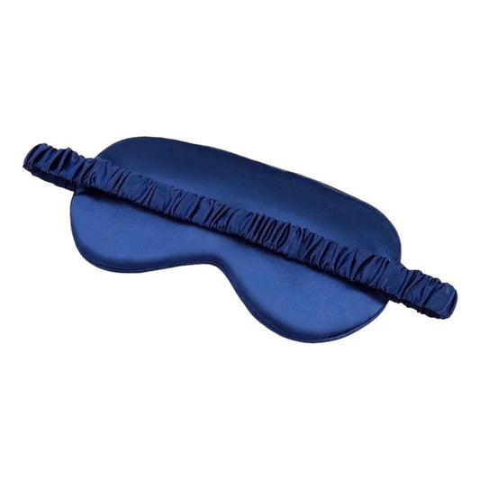 Antifaz Azulino Seda Para Dormir, Antifaz Descanso Satin Azul Azulino