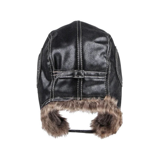 Gorro Aviador Invierno, Modelo Momuxb9 Negro Talla Adulta