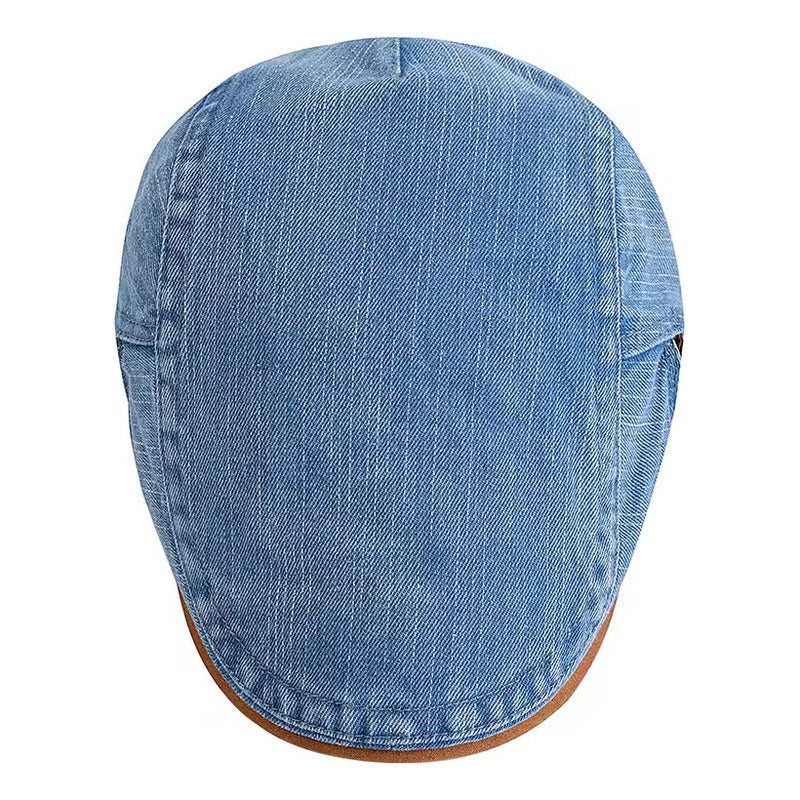 Boina Sombrero Urbano Estilo Jeans Azul Estandarizada Jeans