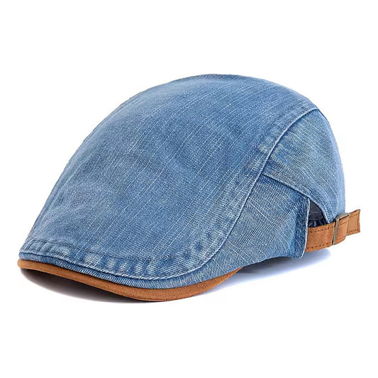 Boina Sombrero Urbano Estilo Jeans Azul Estandarizada Jeans