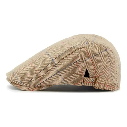 Boina Casual Modelo Zekrloscbf, Sombrero Unisex Beige Tamaño Único
