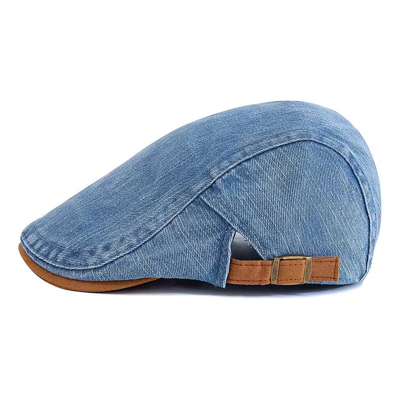 Boina Sombrero Urbano Estilo Jeans Azul Estandarizada Jeans