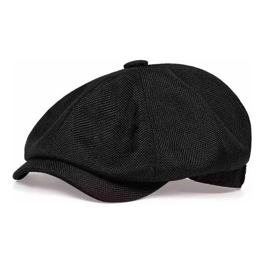 Boina Sombrero Gris Octogonal, Boina Con Estilo De Invierno