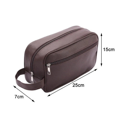 Neceser Masculino Bolsa Elegante Hombre Version Clasicchik Café Lisa