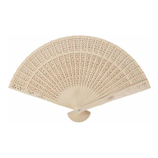 Abanico Madera Diseños Oriental, Abanicar En Matrimonio Madera Diseño