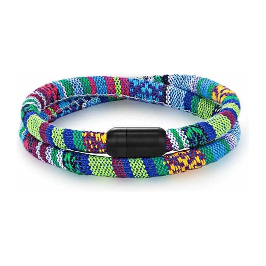 Pulsera Colorida De Cuerda, Pulseras De Muchos Colores Amor Colores 20 Cm 2.54 Cm