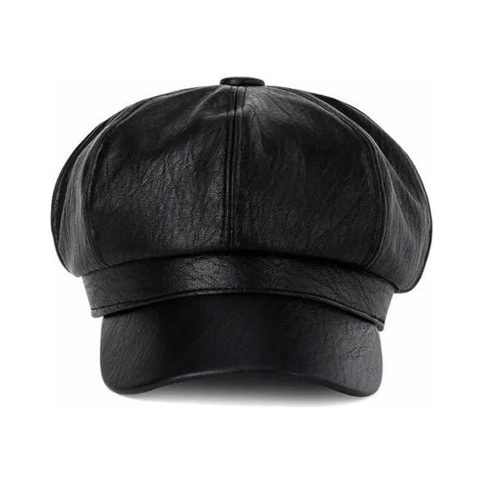 Gorra Femenina Estilo Boina Callejera, Moda Urbana Sombrero Negro Talla Unica