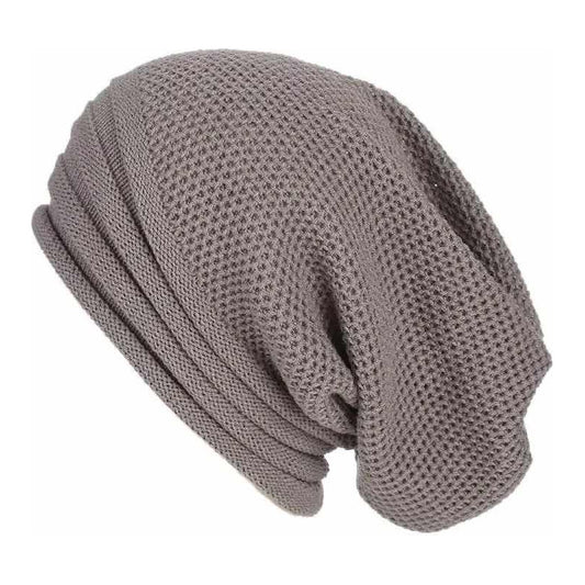 Gorro De Lana Ondero Invierno, Gorro Ligero Unisex Y Cómodo Gris Unica