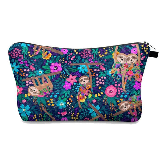 Neceser De Viaje Portátil Con Estampado Entretenido Azul Oscuro Lisa