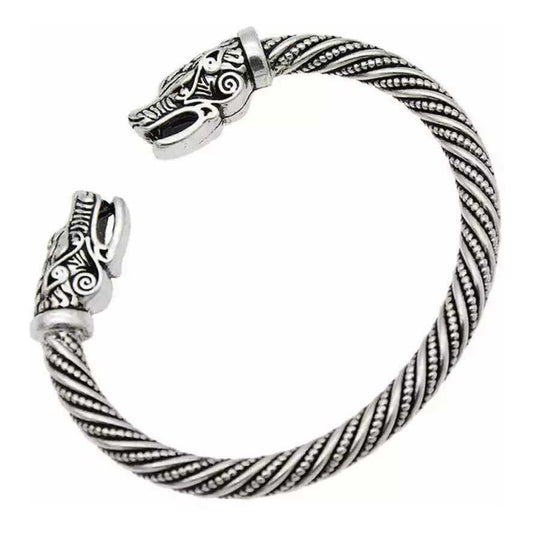 Pulsera Vikinga Pulsera Ragnar Lodbrok Plateado 0 Cm