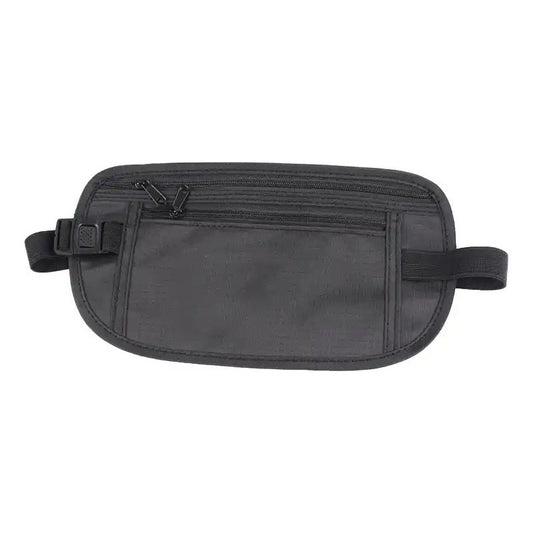 Banano De Viaje Seguridad Para Dinero Y Pasaporte Negro Liso
