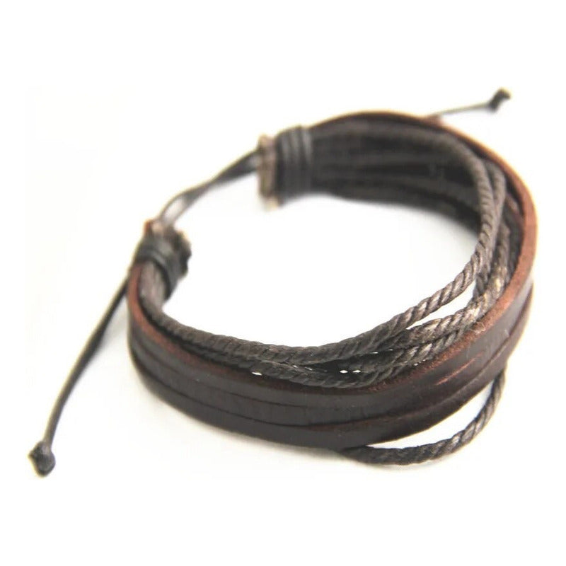 Pulseras Cuero Elegante Moda Brazalete Hombre Y Mujer - Top 20 Cm 0 Mm