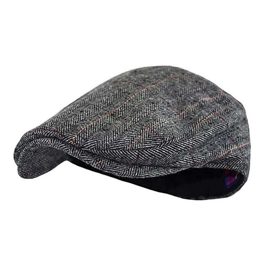 Boina De Moda, Sombrero De Golf, Elegancia. Gris Estandar