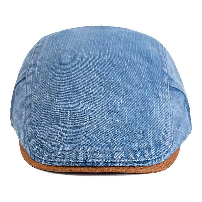 Boina Sombrero Urbano Estilo Jeans Azul Estandarizada Jeans